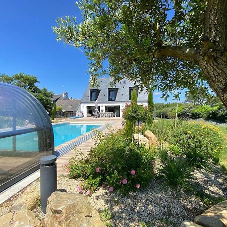 Superbe Villa Tout Confort Avec Piscine Chauffee Er Couverte Et Spa A 2 Pas De La Plage Фуэнан Экстерьер фото